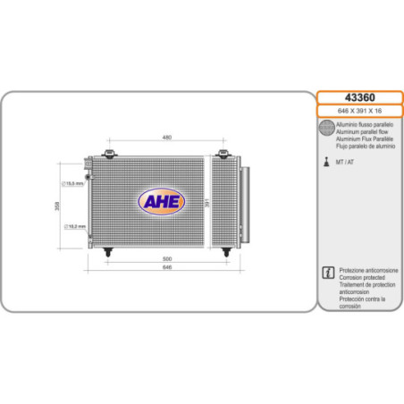 Condenseur de climatisation AHE