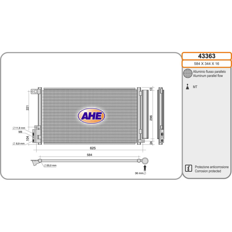 Condenseur de climatisation AHE