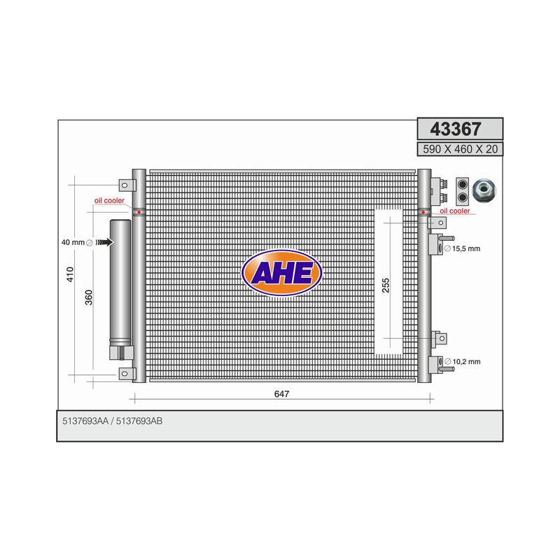 Condenseur de climatisation AHE
