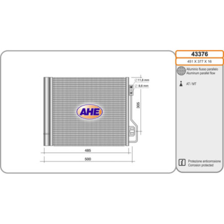 Condenseur de climatisation AHE
