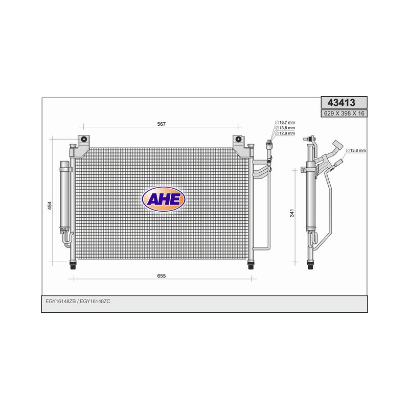 Condenseur de climatisation AHE