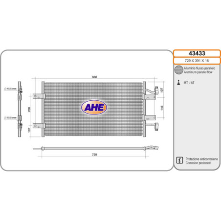 Condenseur de climatisation AHE