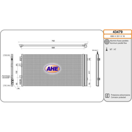 Condenseur de climatisation AHE