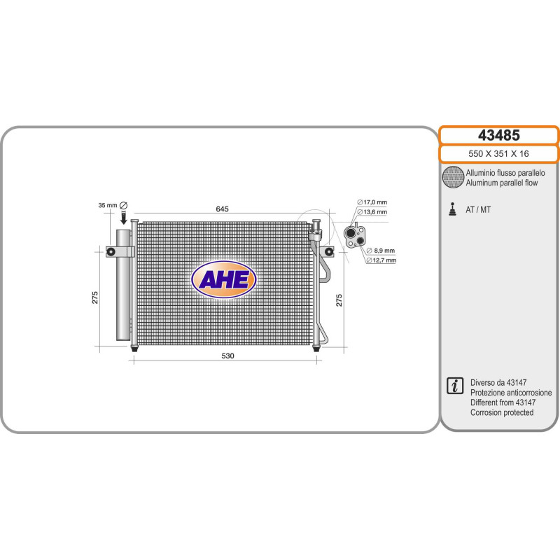 Condenseur de climatisation AHE