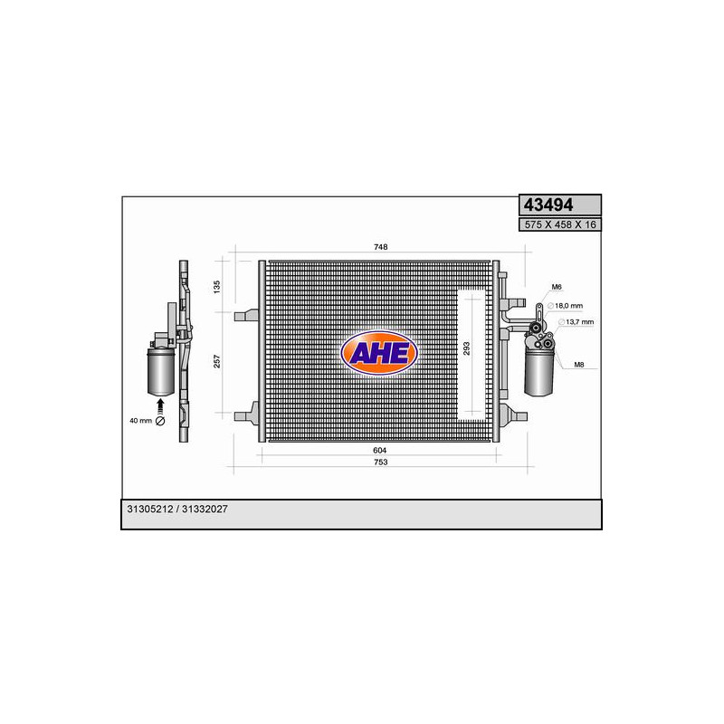 Condenseur de climatisation AHE
