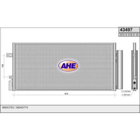 Condenseur de climatisation AHE