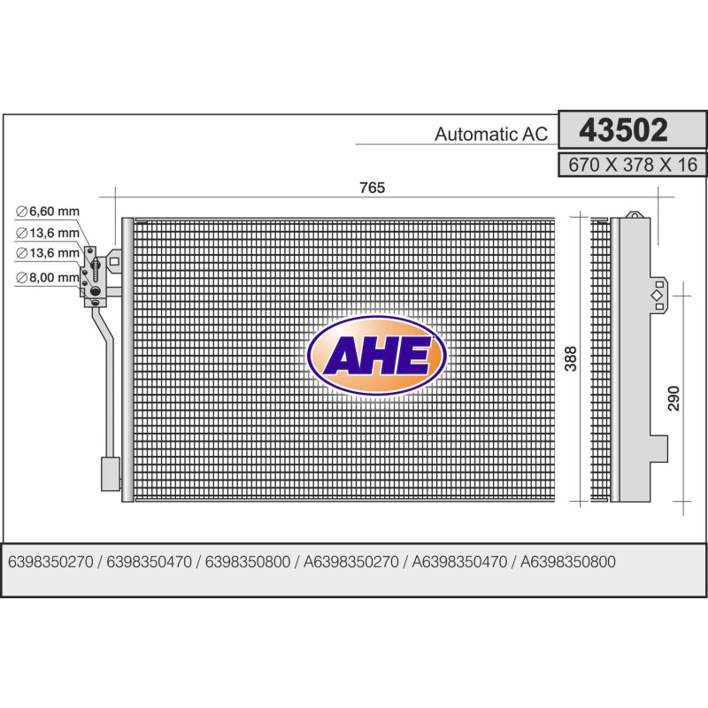 Condenseur de climatisation AHE