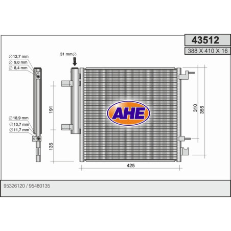 Condenseur de climatisation AHE