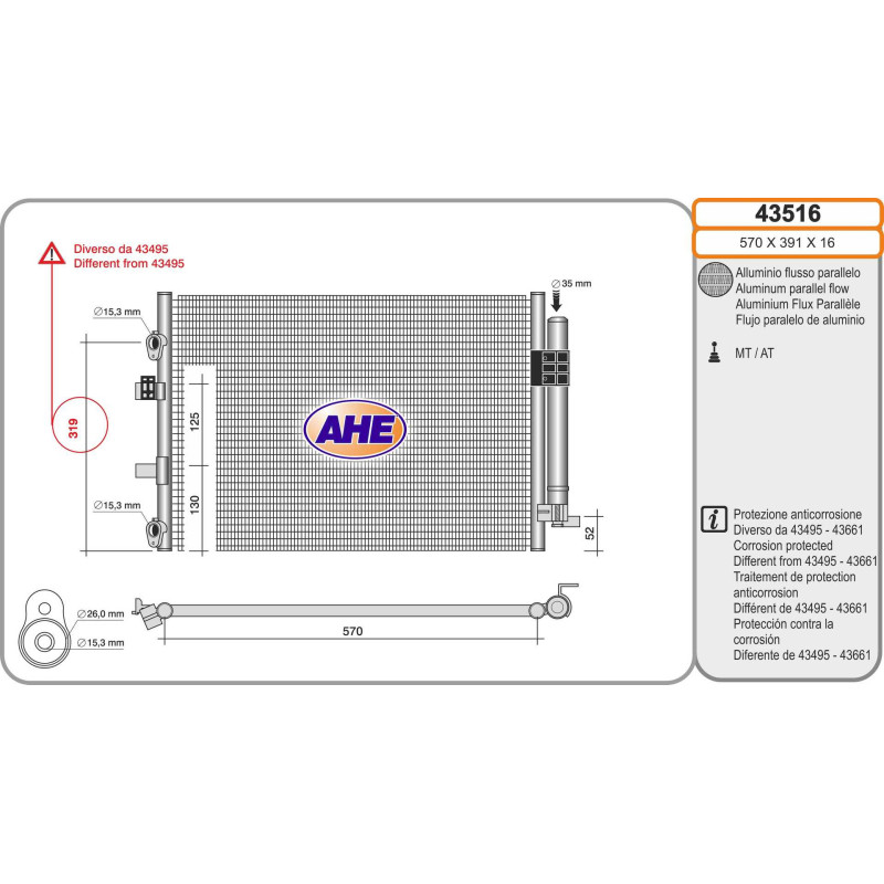Condenseur de climatisation AHE