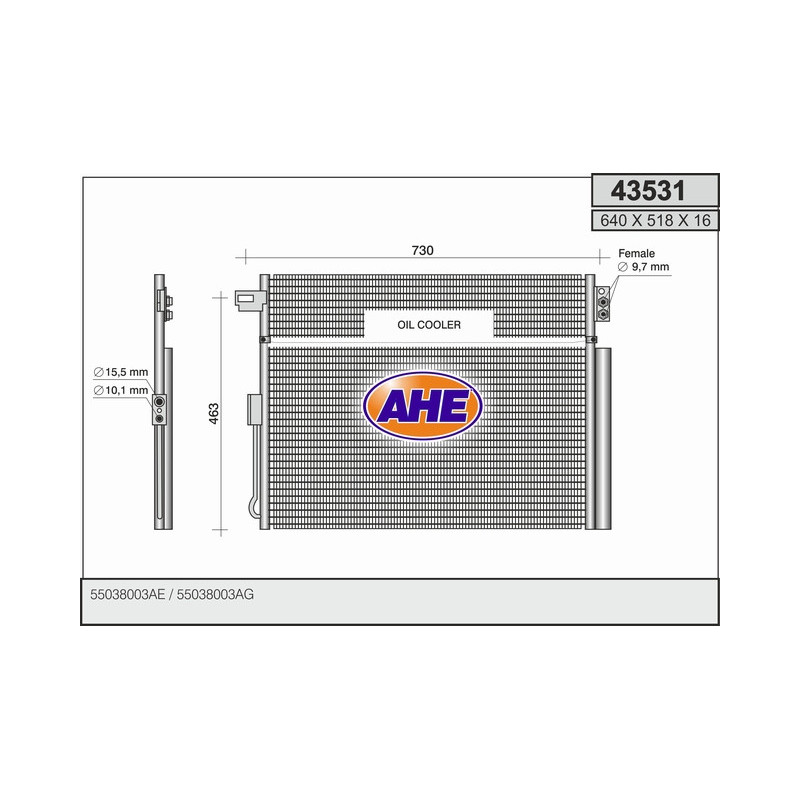 Condenseur de climatisation AHE