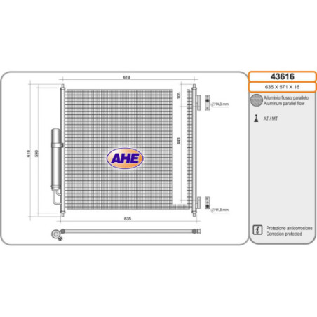Condenseur de climatisation AHE