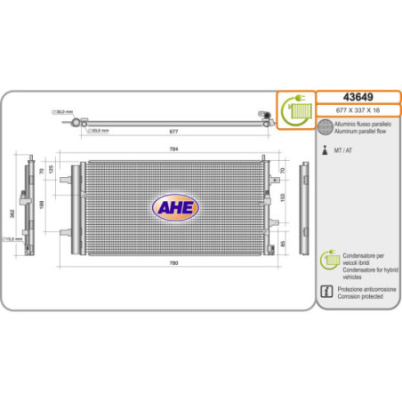 Condenseur de climatisation AHE