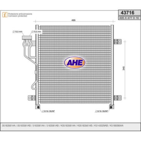 Condenseur de climatisation AHE