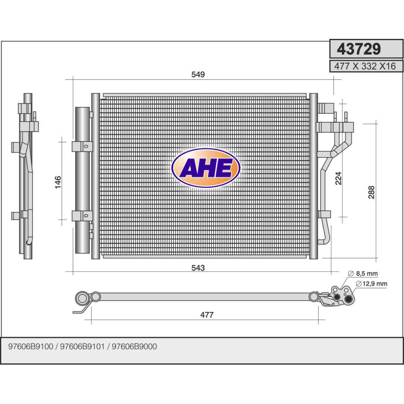 Condenseur de climatisation AHE