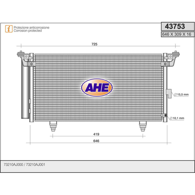 Condenseur de climatisation AHE