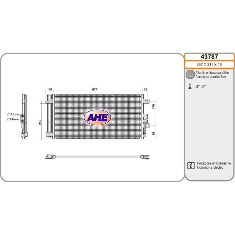 Condenseur de climatisation AHE