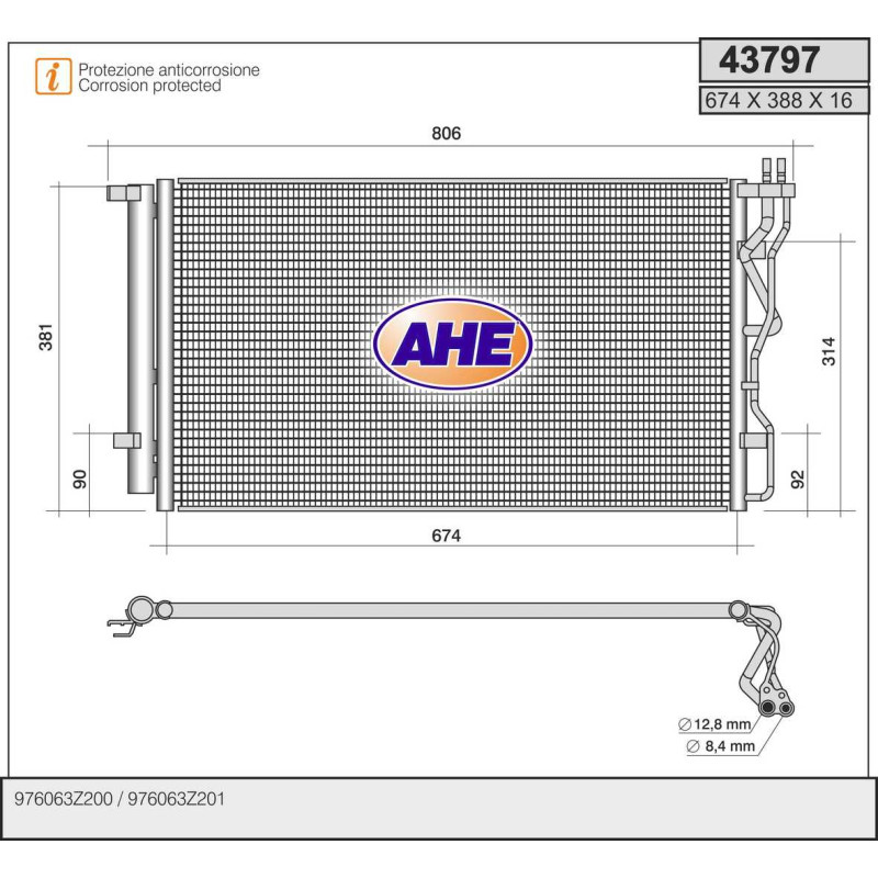 Condenseur de climatisation AHE
