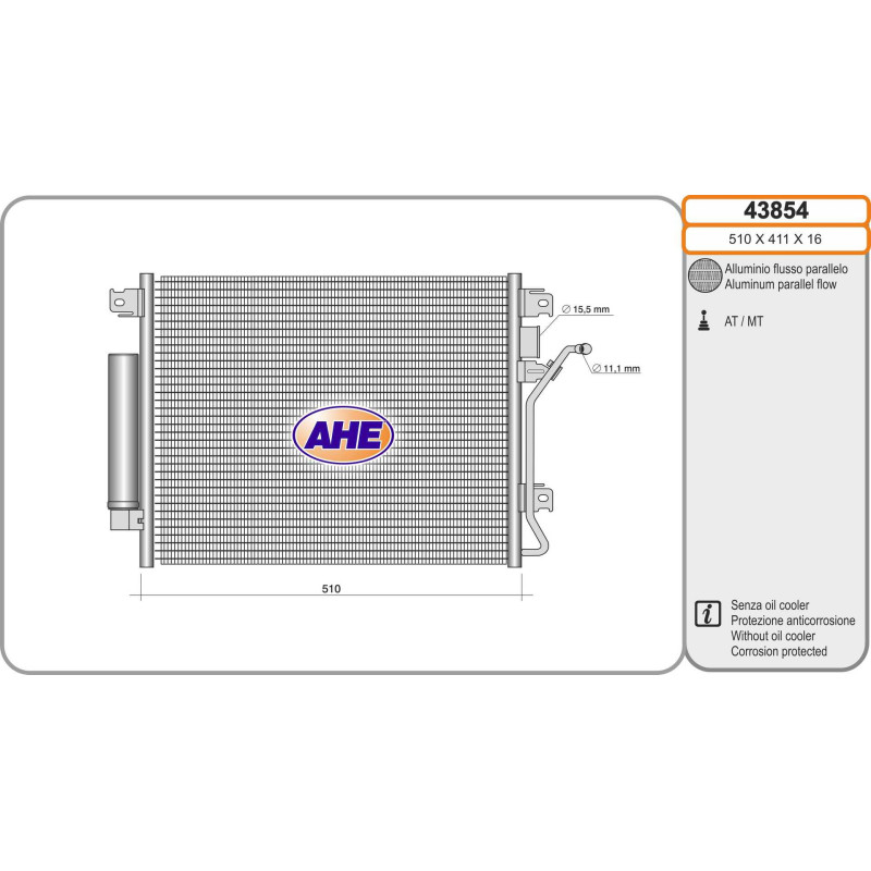 Condenseur de climatisation AHE