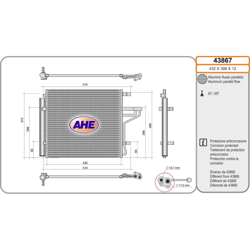 Condenseur de climatisation AHE