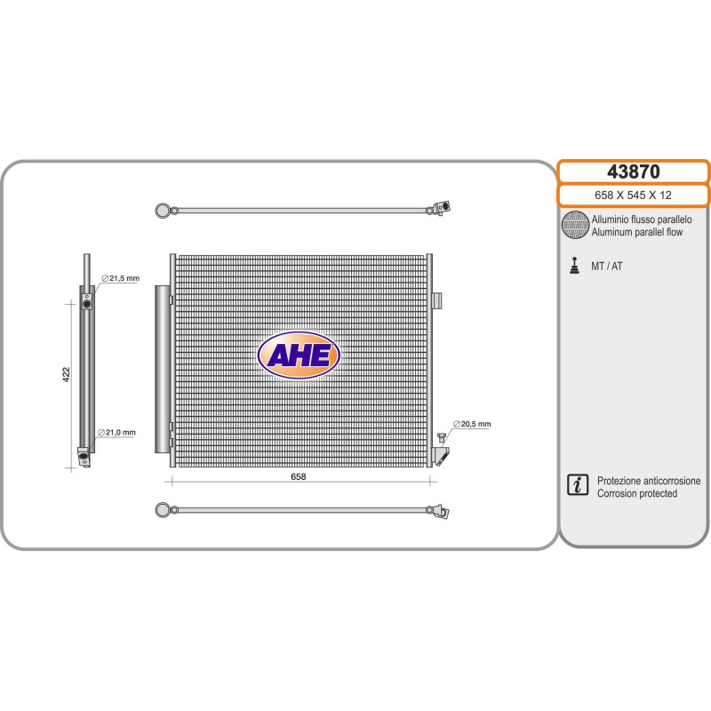 Condenseur de climatisation AHE