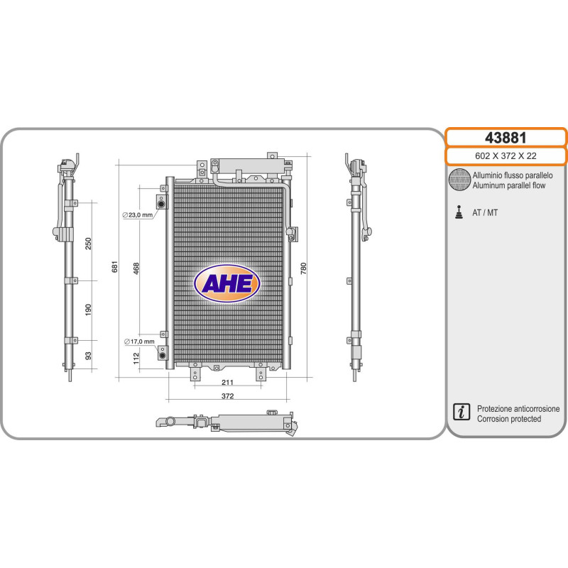 Condenseur de climatisation AHE