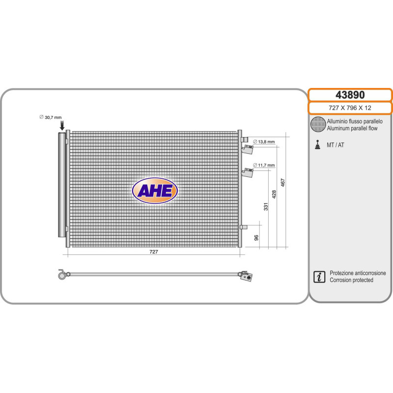 Condenseur de climatisation AHE