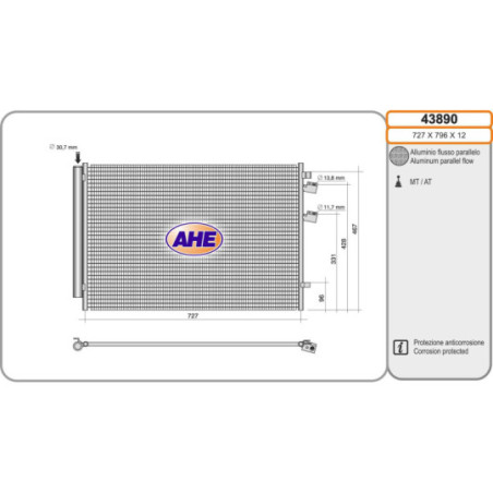 Condenseur de climatisation AHE