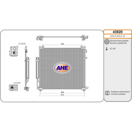 Condenseur de climatisation AHE