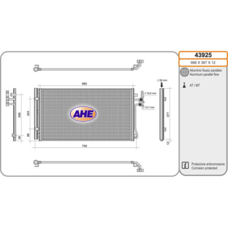 Condenseur de climatisation AHE