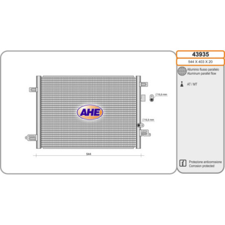 Condenseur de climatisation AHE