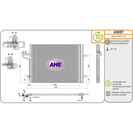 Condenseur de climatisation AHE