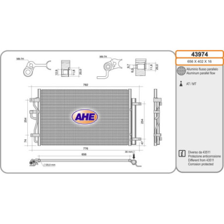 Condenseur de climatisation AHE