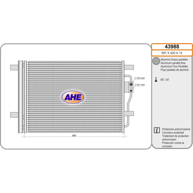 Condenseur de climatisation AHE