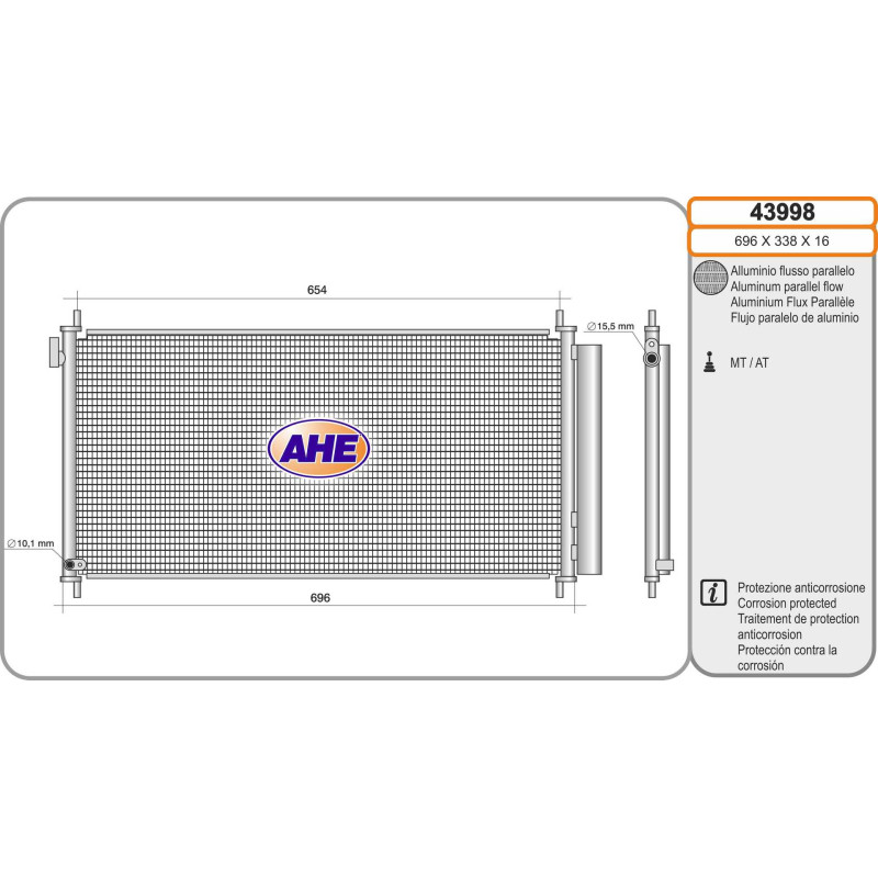 Condenseur de climatisation AHE