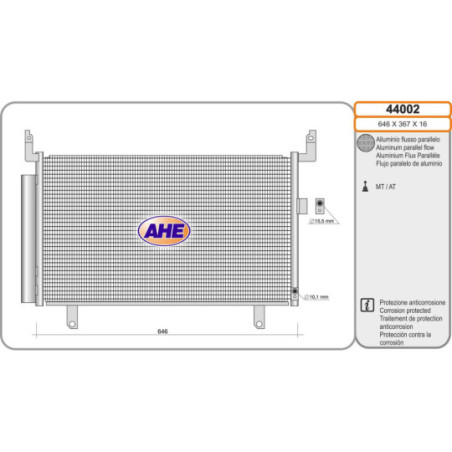 Condenseur de climatisation AHE