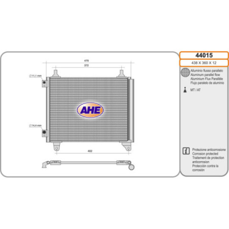 Condenseur de climatisation AHE