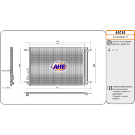 Condenseur de climatisation AHE
