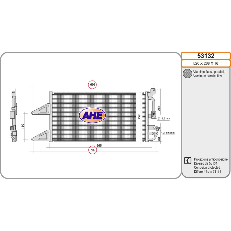 Condenseur de climatisation AHE