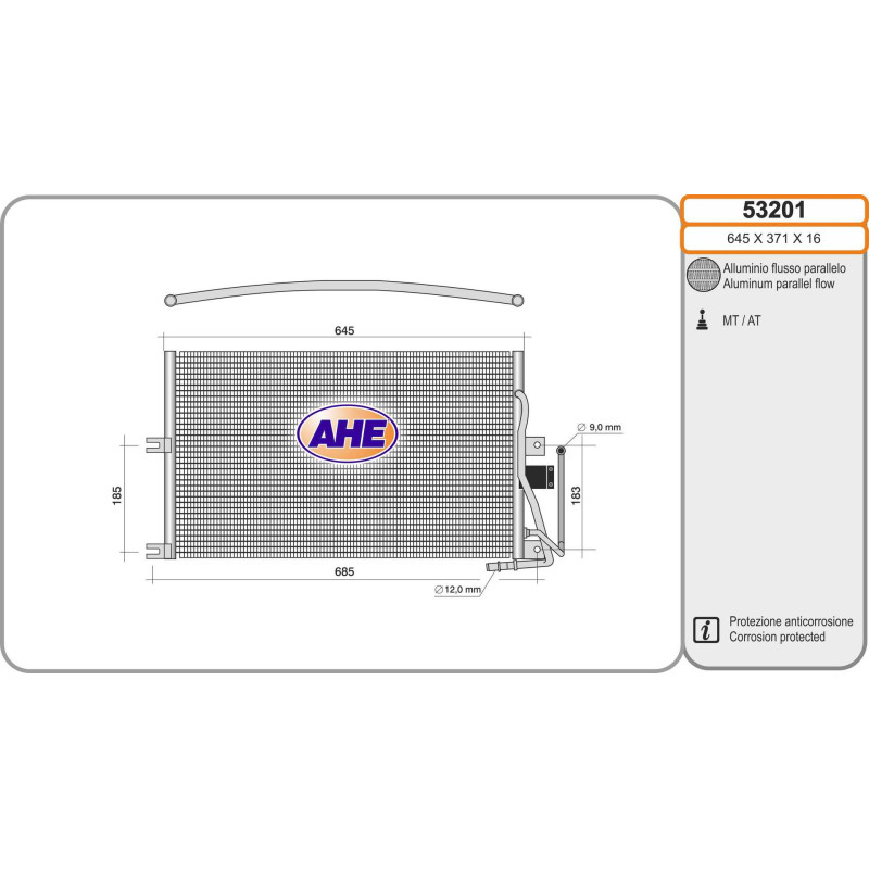 Condenseur de climatisation AHE