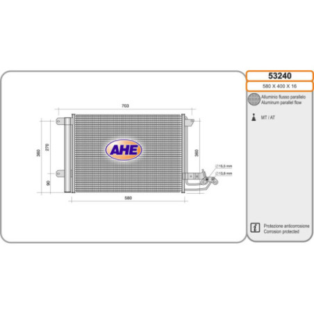 Condenseur de climatisation AHE
