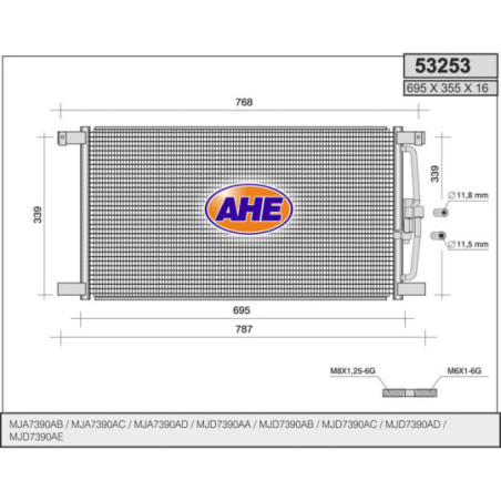 Condenseur de climatisation...