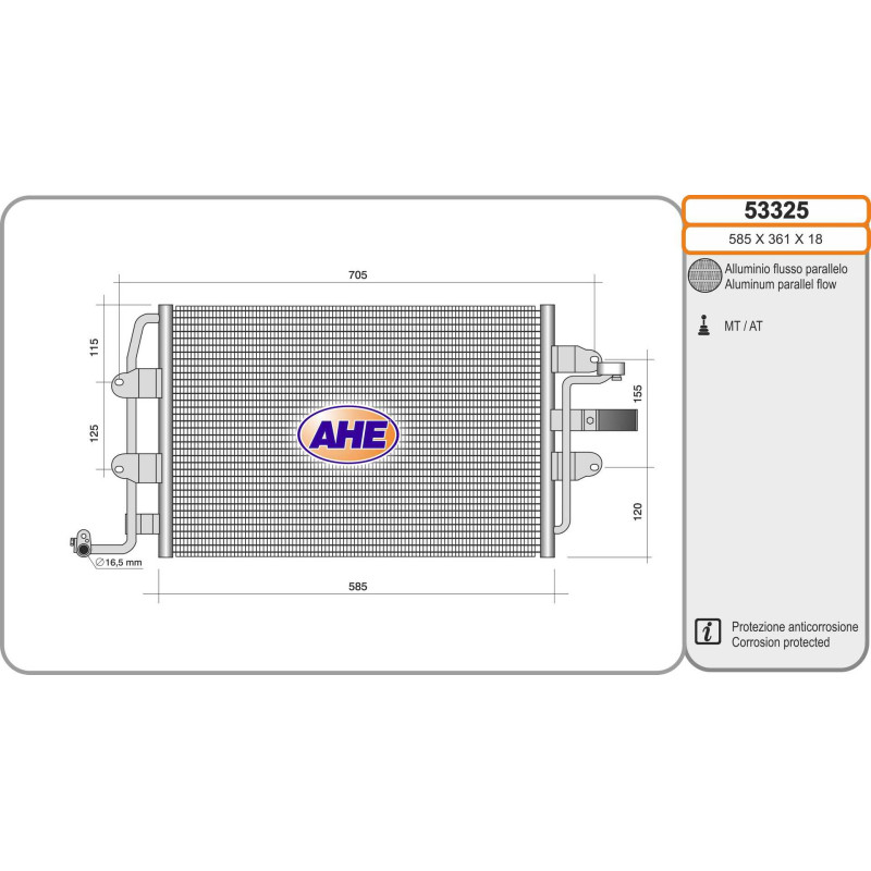 Condenseur de climatisation AHE