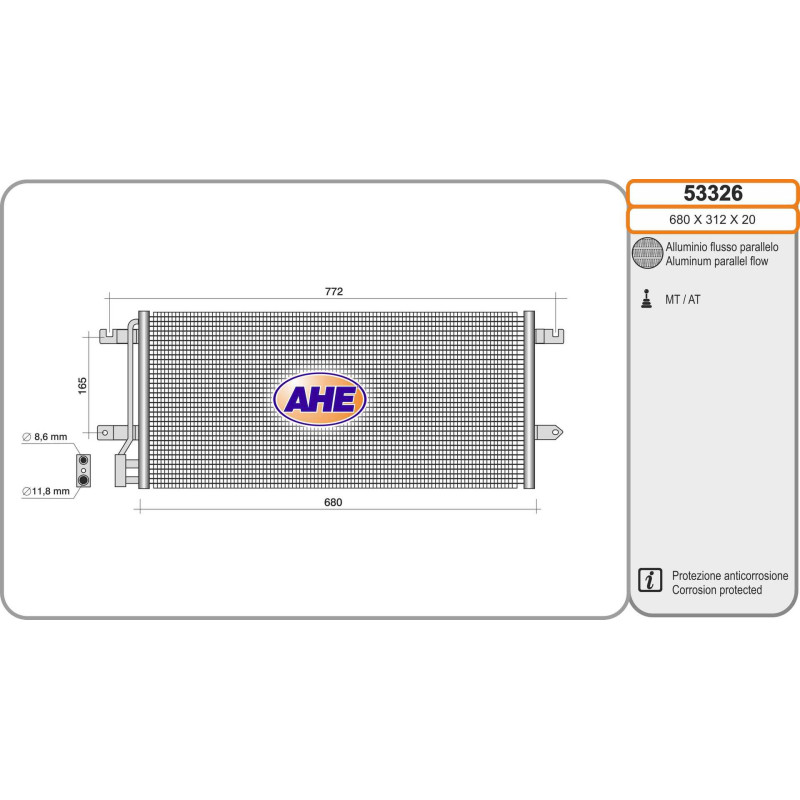 Condenseur de climatisation AHE