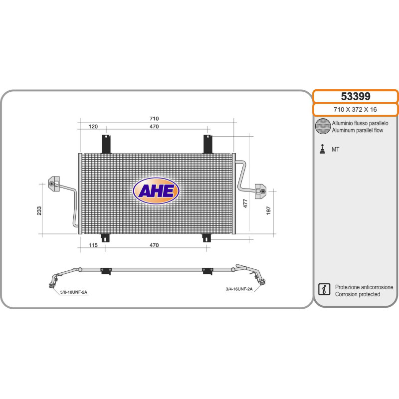 Condenseur de climatisation AHE