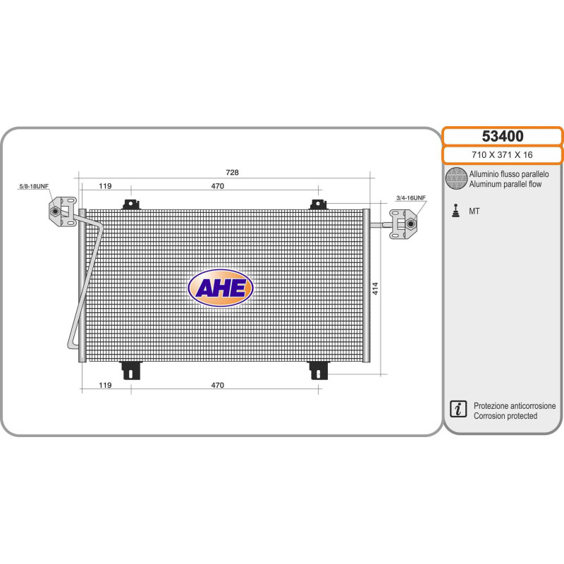 Condenseur de climatisation AHE