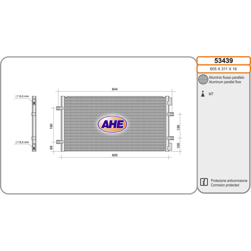 Condenseur de climatisation AHE