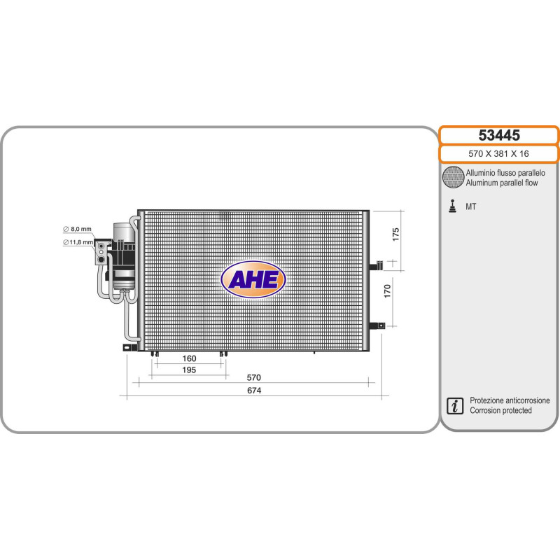 Condenseur de climatisation AHE