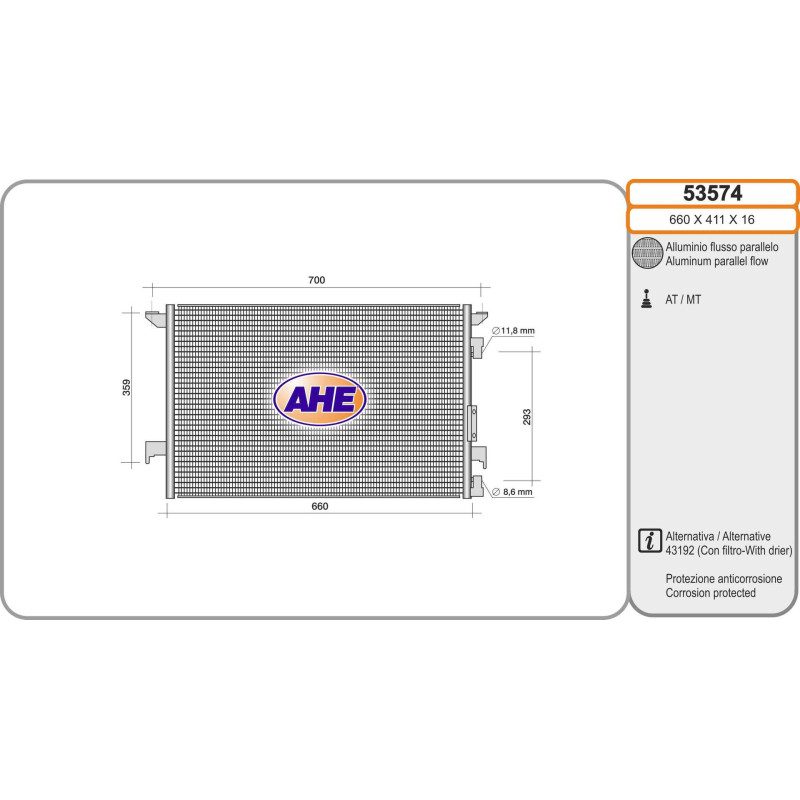 Condenseur de climatisation AHE