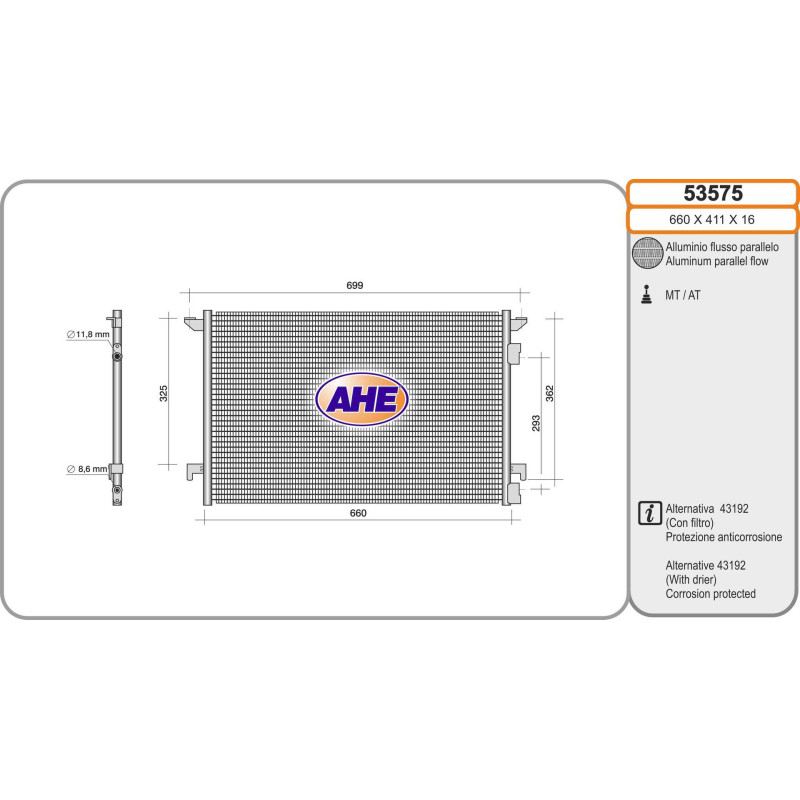 Condenseur de climatisation AHE