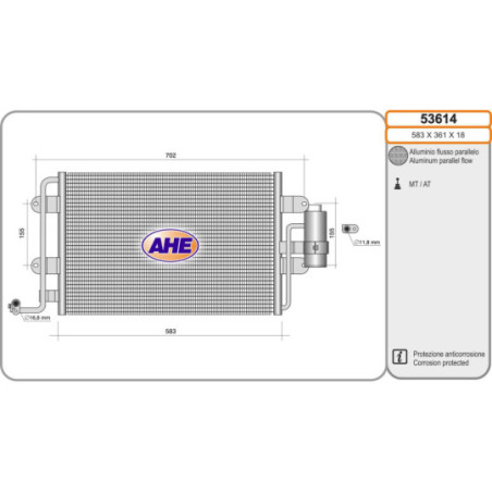 Condenseur de climatisation AHE